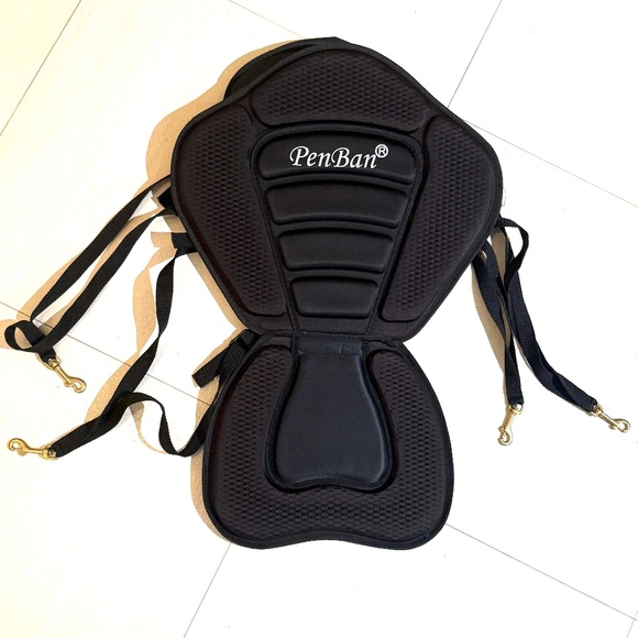PEN BAN brand Kayak Seat and Backrest with Storage Pocket- LIKE NEW - Picture 1 of 6